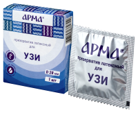 ПРЕЗЕРВАТИВ ЛАТЕКСНЫЙ ДЛЯ УЗИ АРМА D 28ММ N1