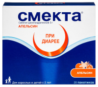 СМЕКТА 3 Г N20 ПАКЕТ 3,76 ПОР Д/СУСП Д/ПРИЕМА ВНУТРЬ (АПЕЛЬСИНОВЫЙ)