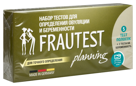 ТЕСТ НА ОВУЛЯЦИЮ + БЕРЕМЕННОСТЬ FRAUTEST PLANNING N5+2