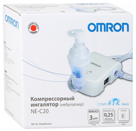 ИНГАЛЯТОР ОМРОН NE-C20 (NE-C802-RU) #