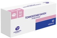 ТОФИЗОПАМ КАНОН 50 МГ N60 ТАБЛ