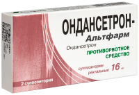ОНДАНСЕТРОН-АЛЬТФАРМ 16 МГ N2 СУПП РЕКТ