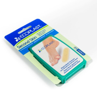 ECOPLAST ПЛАСТЫРЬ ПРОТИВОМОЗОЛЬНЫЙ ГИДРОКОЛЛОИДНЫЙ SECOND SKIN 20Х60ММ N5