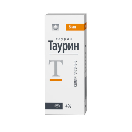 ТАУРИН 4% 5МЛ N1 ФЛАК/КАП ГЛ КАПЛИ