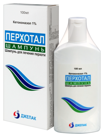 ПЕРХОТАЛ 1% 100МЛ ШАМПУНЬ