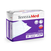 TEREZAMED ПЕЛЕНКИ ОДНОРАЗОВЫЕ ВПИТЫВАЮЩИЕ SUPER 60Х90СМ N30