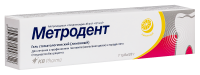 МЕТРОДЕНТ 10 МГ/Г + 0,5 МГ/Г 20,0 ГЕЛЬ СТОМАТОЛОГИЧЕСКИЙ/ЛИМОН/