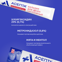 Асепта бальзам для десен адгезивный 10г туба