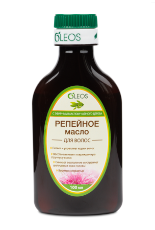 OLEOS МАСЛО РЕПЕЙНОЕ С ЭФИРНЫМ МАСЛОМ ЧАЙНОГО ДЕРЕВА 100МЛ