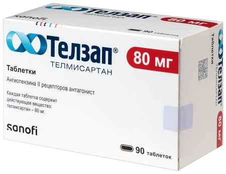 Телзап таб. 80мг №90