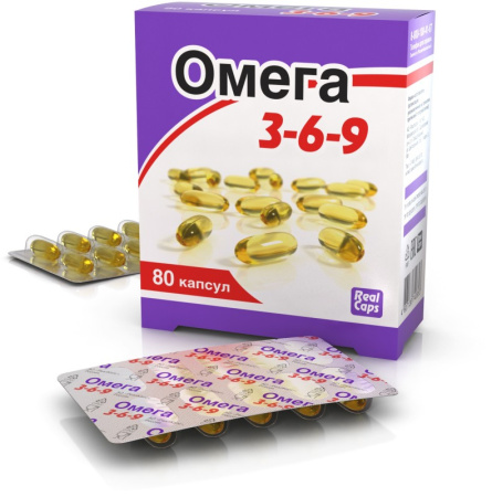 ОМЕГА 3-6-9 N80 КАПС МАССОЙ 1600МГ