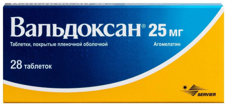 Вальдоксан таб. п/п/о 25мг №28