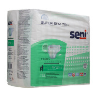 SENI SUPER TRIO ПОДГУЗНИКИ ДЛЯ ВЗРОСЛЫХ РАЗМЕР EXTRA LARGE ОБХВАТ ТАЛИИ 130-170 N10