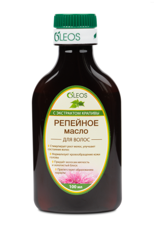 OLEOS МАСЛО РЕПЕЙНОЕ С ЭКСТРАКТОМ КРАПИВЫ 100МЛ
