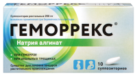 Геморрекс супп. рект. 250мг N10