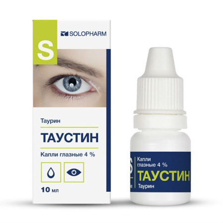 Таустин капли гл. 4% фл. 10мл