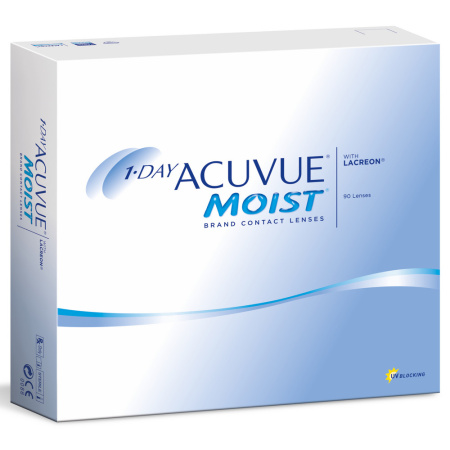 ACUVUE 1DAY MOIST ОДНОДНЕВНЫЕ КОНТАКТНЫЕ ЛИНЗЫ 8,5/14,2 N90 /-3,00/