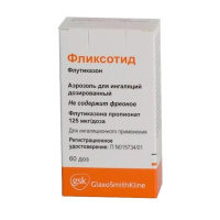 Фликсотид аэр. д/инг.доз. 125мкг/доза инг. 60доз