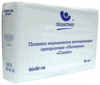 ПЕЛИГРИН CLASSIC ПЕЛЕНКИ ВПИТЫВАЮЩИЕ ОДНОРАЗОВЫЕ 60Х90 N30