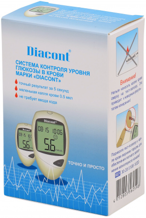 ГЛЮКОМЕТР DIACONT (ДИАКОНТ) /НАБОР/