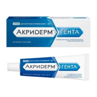 Акридерм Гента крем д/наруж прим. 30г N1