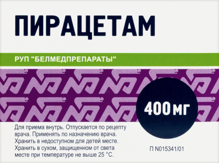 ПИРАЦЕТАМ 400 МГ N30 КАПС