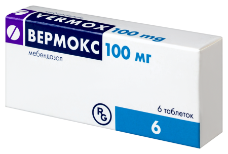 ВЕРМОКС 100 МГ N6 ТАБЛ