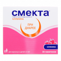 Смекта пор д/приг сусп д/внут прим (клубничный) 3 г х30 *