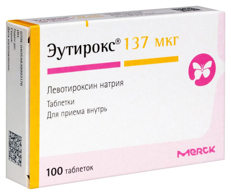 ЭУТИРОКС 137МКГ N100 ТАБЛ