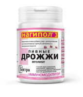 ПИВНЫЕ ДРОЖЖИ НАГИПОЛ-3 ИММУНОМОДУЛЯТОР N100 ТАБЛ