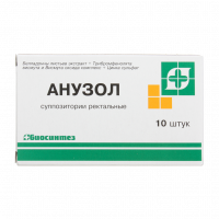 Анузол супп. рект. N10