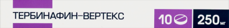 Тербинафин-ВЕРТЕКС таб. 250мг №10