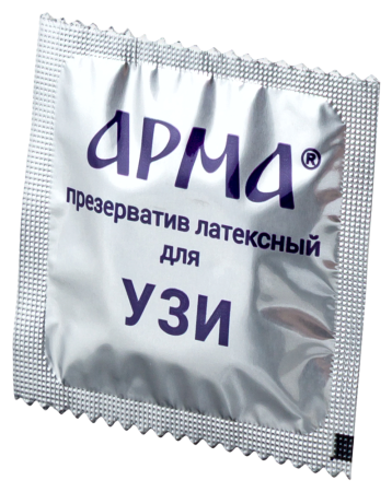 ПРЕЗЕРВАТИВ ЛАТЕКСНЫЙ ДЛЯ УЗИ АРМА D 28ММ N1