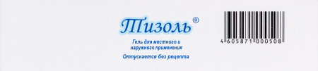 ТИЗОЛЬ 30,0 ГЕЛЬ Д/МЕСТ И НАРУЖ ПРИМ