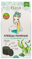 ХЛЕБЦЫ ЛЬНЯНЫЕ СО СПИРУЛИНОЙ 100,0