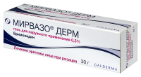 МИРВАЗО ДЕРМ 0,5% 30,0 ГЕЛЬ Д/НАРУЖ ПРИМ