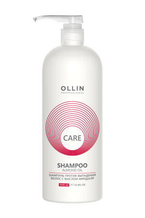 OLLIN CARE ШАМПУНЬ ПРОТИВ ВЫПАДЕНИЯ ВОЛОС С МАСЛОМ МИНДАЛЯ 1000МЛ