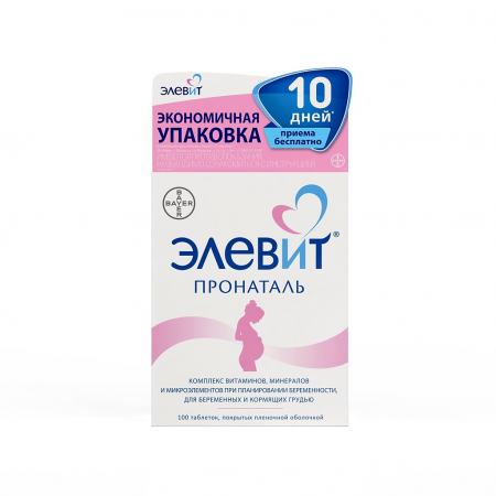 Элевит пронаталь таб. п/п/о №100