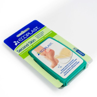 ECOPLAST ПЛАСТЫРЬ ПРОТИВОМОЗОЛЬНЫЙ ГИДРОКОЛЛОИДНЫЙ SECOND SKIN 37Х55ММ N5