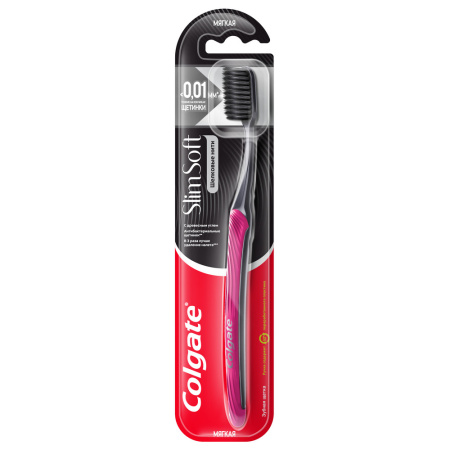 COLGATE ШЕЛКОВЫЕ НИТИ С ДРЕВЕСНЫМ УГЛЕМ ЗУБНАЯ ЩЕТКА /МЯГКАЯ