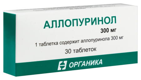 Аллопуринол таб. 300мг N30