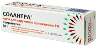 Солантра крем д/нар.прим. 1% туба 30г