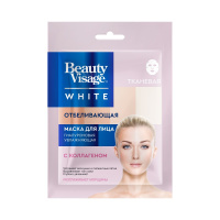 FITO КОСМЕТИК BEAUTY VISAGE WHITE МАСКА ДЛЯ ЛИЦА ТКАНЕВАЯ ОТБЕЛИВАЮЩАЯ N1