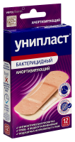 Пластырь бактерицидный Унипласт амортизир N12