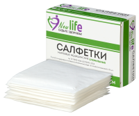 Салфетка марлевая Life NEW мед. Стер 1- сл. 8 сложений инд. уп 5х5 х10 ^^