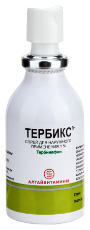 Тербикс спрей д/наруж прим 1 % баллон 30 г х1