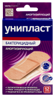 Пластырь бактерицидный Унипласт амортизир N12