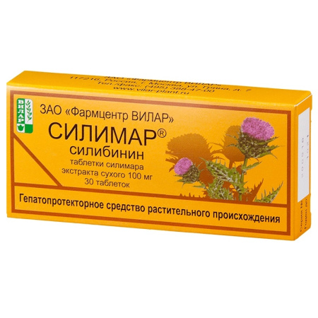 СИЛИМАР 100 МГ N30 ТАБЛ