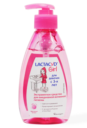 LACTACYD GIRL ГЕЛЬ ДЛЯ ДЕВОЧЕК С 3-Х ЛЕТ 200МЛ