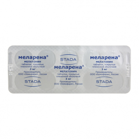 Меларена таб. п/п/о 3мг №30